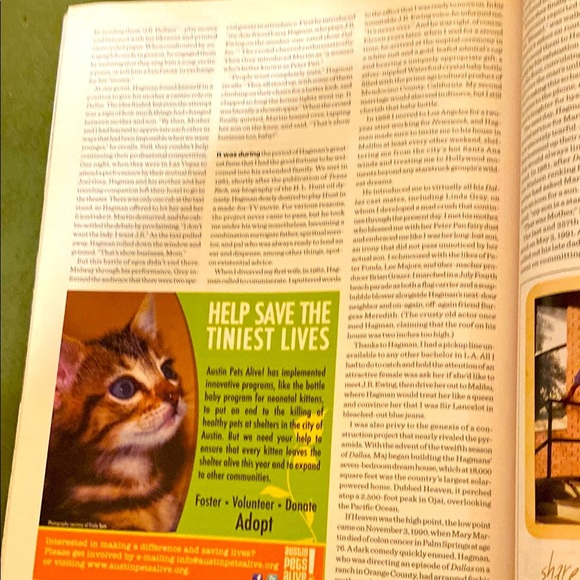 JR EWING DALLAS LARRY HAGMAN & Austin Mahone Texas Monthly June 2012 - Picture 10 of 16